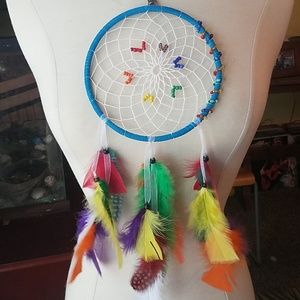 Dreamcatcher Teal/Rainbow